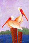 Anthony Whiting’s pelican painting